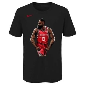 Nike Youth James Harden Houston Rockets Dri-Fit T-Shirt - Size Medium * k325